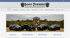 Desktop Screenshot of laceypd.org